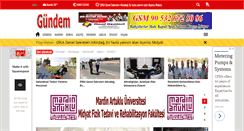 Desktop Screenshot of midyatgundem.com